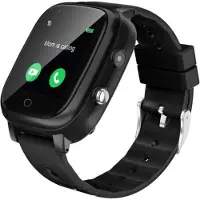 Topchances montre intelligente 4G pour enfants avec GPS et téléphone, SOS, lecteur de musique, appareil photo, mode école, Kids Smart Watch pour 3-14 ans garçons filles cadeaux, Noir