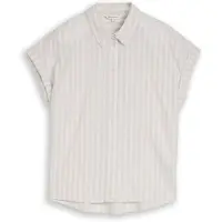 Tom Tailor DENIM Chemisier greige / blanc