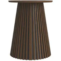 Lisa Design Freya - bout de canapé - 40x50 cm , Marron