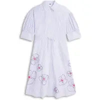 Tommy Hilfiger Robe-chemise marine / opal / bleu pastel / rouge sang