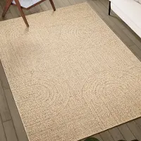 Teppichhome24 Tapis d'intérieur et d'extérieur de style naturel pour la cuisine, la salle à manger ou la terrasse Taille - 240 x 340 cm