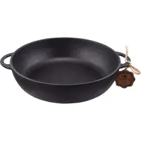 Rukauf Poêle à servir en fonte Poêle à frire en fonte 24 cm T102