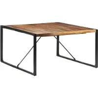 Prolenta Maison Exclusive - Table à manger 140 x 140 x 75 cm en bois massif