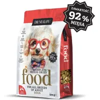DR MALOU Nourriture lyophilisée Canard avec lapin nourriture sèche pour chiens 500g