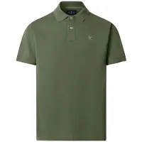 Hackett pour homme. HM5600148 Polo Slim Fit vert (S), Coton, Classique, Manche courte