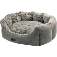 Nobby Confort Lit ovale "CACHO" brun clair 86 x 70 x 24 cm