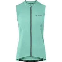 Vaude Bike Matera Fz Tricot Sl Sleeveless Jersey Vert 36 / Regular Femme