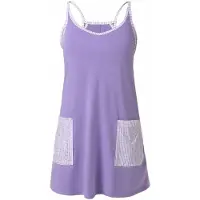 Imily Bela Robe violet / blanc