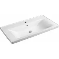 A&n&a aqualine SAVA 90 lavabo en céramique 90x46cm, blanc