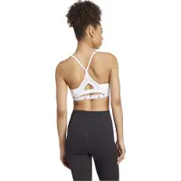 Adidas Soutien-gorge de sport 'Aeroreact' noir / blanc