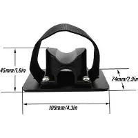 Gistuch Support de roue arrière pour vélo - Nouveau système de fixation rapide et robuste pour les barres de toit, assure une fixation sûre et un transport facile du vélo