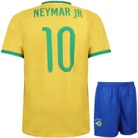 Kingdo Ensemble maillot de football du Brésil Neymar - Enfants et adultes - 152