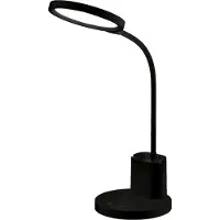 Eko-Light Lampe de bureau LED SCUOLA noire avec fonction variateur