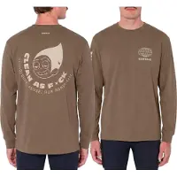 Circle - T-shirt de trail running respirant et léger - Feel Good CAF LS T-Shirt 2.0 Clay - Taille L - Marron