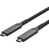 S-Impuls FL31-75004 USB-C Ladekabel USB C/C 3.2 100W PD Textil 1m