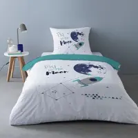 Mylittleplace Parures de lit CAPTAIN - Blanc - 140x200 cm