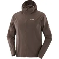 Salomon - Veste de running coupe-vent - Sense Aero Wind Jkt M Coffee Bean pour Homme en Softshell - Taille L - Marron
