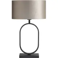 Highlight Lampe de table design Verona Ovale noir