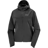 Salomon - Veste de running coupe-vent - Sense Aero Wind Jkt W Black pour Femme en Softshell - Taille S - Noir