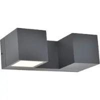 Lutec Lampe murale design Fari, couleur gris