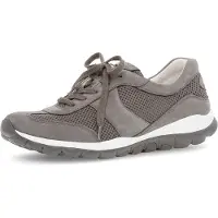 Gabor 06.966 Chaussures pour femmes - Chaussures basses à lacets confortables gris Loisirs NEU
