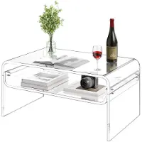 Vevor Table basse en acrylique