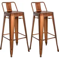 CLP lot de 2 tabourets de bar Mason