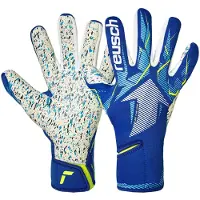 Reusch Fastgrip Fusion Junior Goalkeeper Gloves Bleu 4 Enfants