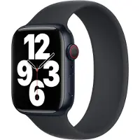 Apple Bracelet solo en silicone pour Watch | 38/40/41/42 mm - Taille 1 - Midnight