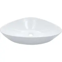 Syfax Lavabo 58,5 x 39 x 14 cm Céramique Blanc