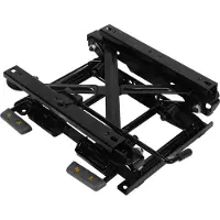 Gistuch Régulateur de hauteur pour siège de voiture avec glissière, alliage d'acier à course de 155 mm, base de siège de camion pour véhicules à conduite à droite