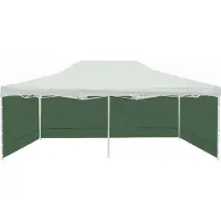 AGA Parois latérales pour stand de3x6m Vert