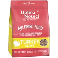 Dolina Noteci Superfood Air Dried Turkey Aliment séché à l'air avec de la dinde pour chiens adultes 1 kg