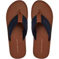 Tommy Hilfiger Tongs bleu marine / cognac