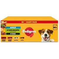 Pedigree Adult Variety of Flavors in Gravy pâtée pour chien 80x100 g