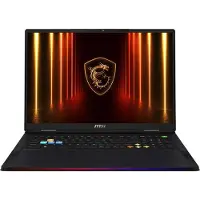 MSI RAIDER 18 HX AI A2XWJG-854XIT (9S7-182462-854) (18", 2000 Go, 32 Go, DE, Intel Core Ultra 9 285), Ordinateur portable, Noir