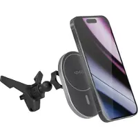 EPICO Chargeur de voiture sans fil Ellipse - compatible MagSafe - Gris spatial