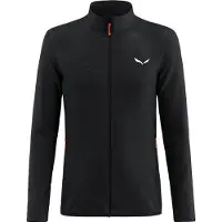 Salewa Puez Waffle Hybrid Polarlite Full Zip Fleece Noir L Homme