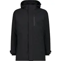 CMP MAN PARKA SNAPS HOOD Schwarz 50