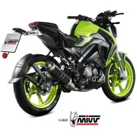 MIVV Gp Keeway Rkf 125 2021-24 Kw.001.lxb Homologated Full Line System Argenté Homologated