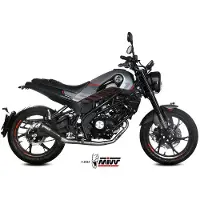 MIVV X-m1 Benelli Leoncino 125 2022-24 E.007.lc4b Homologated Full Line System Argenté Homologated