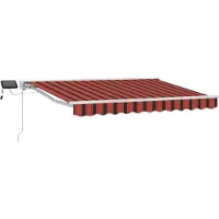 vidaXL Armature de store manuelle avec LED 2,5 x 2 m