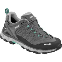 Meindl Femmes, Chaussures de randonnée, Lite Trail Lady GTX, Gore-Tex Damen-Wanderschuhe (37.5), Gris, Turquoise