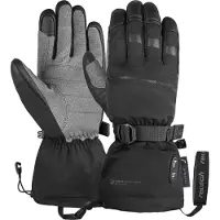 Reusch - Gants de ski chauffants en Primaloft&reg; - Advanced Heat R-TEX XT Black en Cuir - Taille 9 - Noir