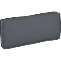 vidaXL Coussin pour assise / dossier de palette avec oreiller Anthracite