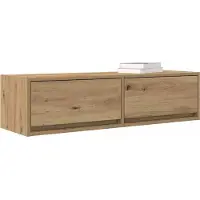 vidaXL - Meubles TV, 100 x 31 x 25,5 cm, imitation chêne artisanal, panneaux de particules