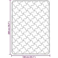 vidaXL Couverture d'hiver 140 x 220 cm, gris clair, respirante