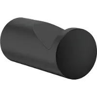 Delabie Patère murale en acier inoxydable noir mat