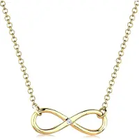 Elli DIAMONDS Chaîne 'Infinity' or