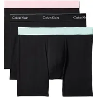 Calvin Klein Lv00nb4394 Boxers 3 Units Noir S Homme